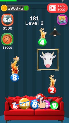 2048 Couch-Number puzzle games - Screenshot 1