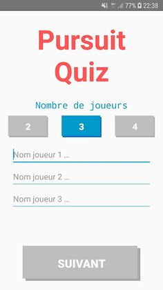 Pursuit Quiz - Screenshot 1