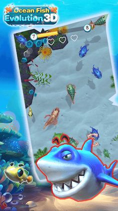 Ocean Fish Evolution 3D - Screenshot 1