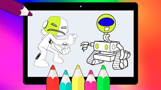 Vir Robot Boy Coloring Book - Screenshot 1