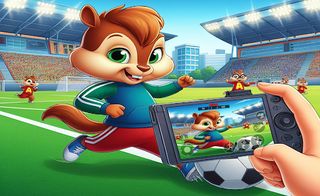 Alvin Chipmunk Soccer Showdown - Screenshot 1