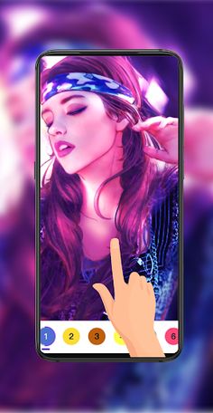 Cyber Lady:Color Master by Num - Screenshot 1