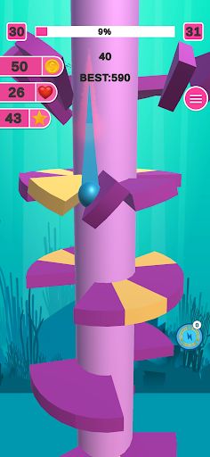 Jump and slide ball - Screenshot 3