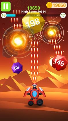 Rock Blast - Fire Ball - Screenshot 1