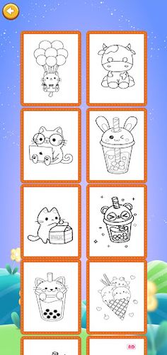 Coloring Cute Glitter - Screenshot 2