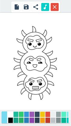 Virus Bacteria Coloring - Screenshot 1