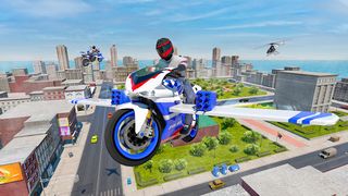 Flying Motorbike Police Games - Screenshot 1