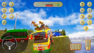 Indian Bus Uphill Bus Games 3D - Screenshot 1