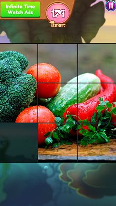 Food of Puzzles: Free Sliding - Screenshot 1