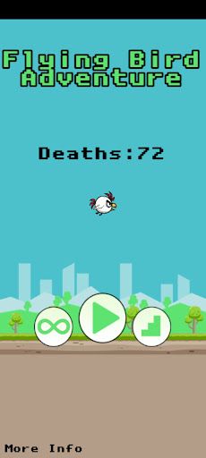 Flying Bird - Flappy Tap - Screenshot 1