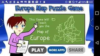 Europe Map Puzzle Drag & Drop - Screenshot 1
