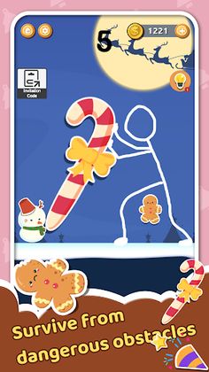 Draw & Save Gingerbread Man - Screenshot 2