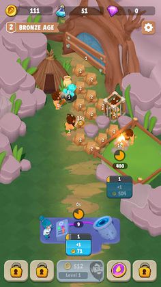 Idle Ages : Merge & Mine - Screenshot 4