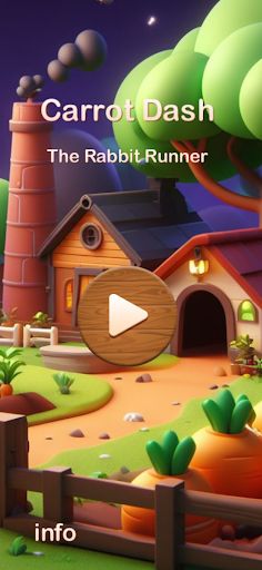Carrot Dash: The Rabbit Runner - Screenshot 3