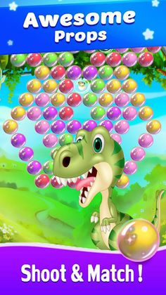 Dino Bubble Shooter Primitive - Screenshot 1