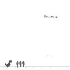 Trex Runner Game-By Yusuf - Screenshot 2