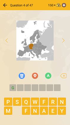 World Geography Quiz: Countrie - Screenshot 2