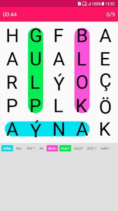 Söz tapmak oýny - Türkmençe - Screenshot 2