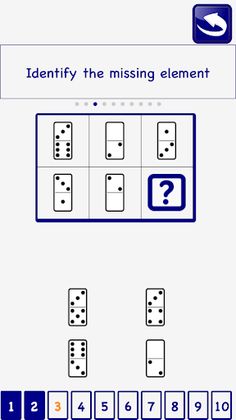 Domino psycho Test Brain train - Screenshot 3