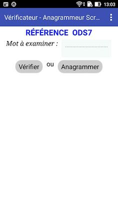 Verificateur anagrammeur scrab - Screenshot 2