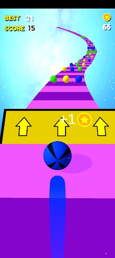 Color Road – Mega Space Ramps - Screenshot 3