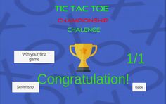 Tic Tac Toe Champ Challenge - Screenshot 3