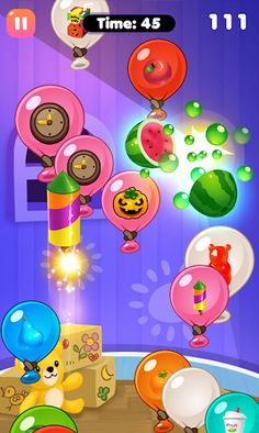 Balloon Pop Fruit Smash - Screenshot 2