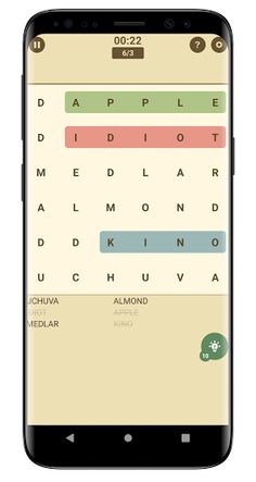 Sopa de Letras de Frutas - Screenshot 1