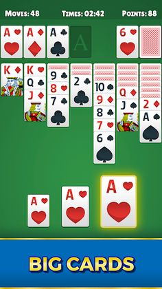 Solitaire - Classic Big Cards - Screenshot 1