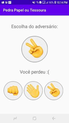 Pedra, papel ou tesoura - Screenshot 3