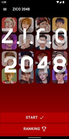 ZICO 2048 Game - Screenshot 1