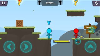 Red and Blue: Stick Hero Saga - Screenshot 3