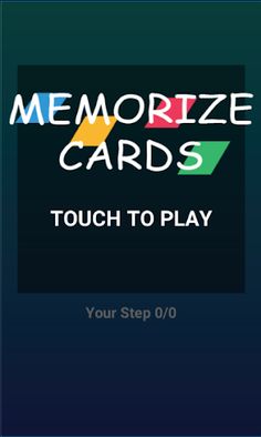 Memorize Cards - Screenshot 1