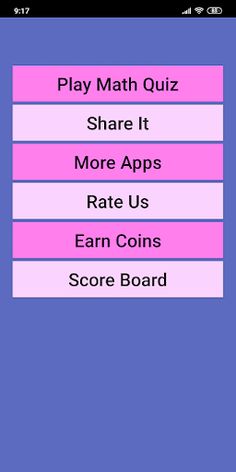 Math Quiz - Screenshot 2