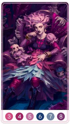 Horror Color by Number - Screenshot 1