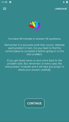 IQ test - Screenshot 1