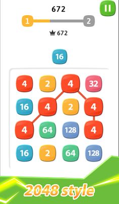 2048 - Merge Colors Puzzle - Screenshot 3