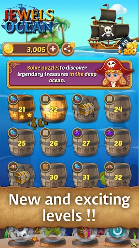 Jewels Ocean: Match3 Puzzle - Screenshot 3