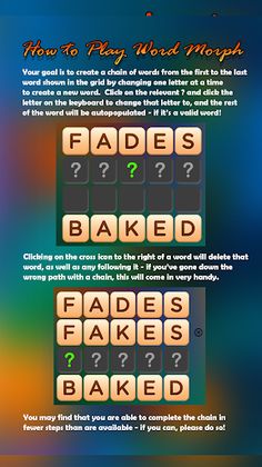 Word Morph - Screenshot 4