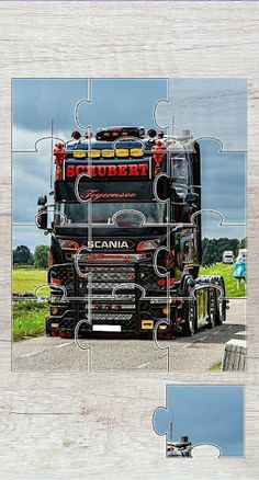 Jigsaw puzzle Scania Trucks - Screenshot 2