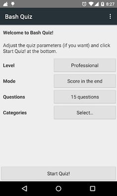 Bash Quiz LITE - Screenshot 1