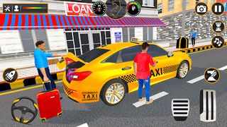 Real Taxi Driver Taxi Sim Game - Screenshot 1