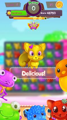 Jelly Pets: Amazing Match 3 - Screenshot 3