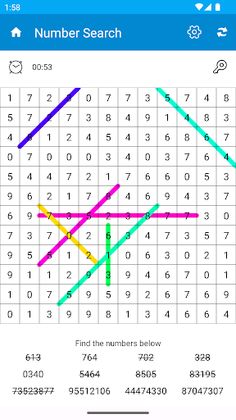Number Search - Screenshot 4
