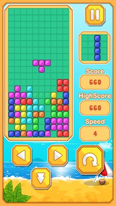 Classic Block Falling - Screenshot 3