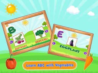 Vegetables Alphabet Kids Games - Screenshot 1