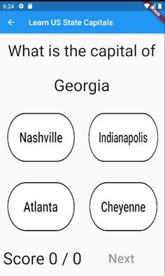 Learn US State Capitals - Screenshot 4