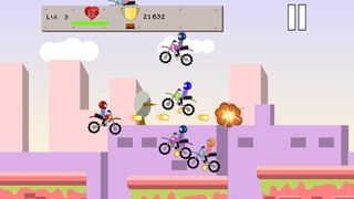 Flying Bike Race - Screenshot 1