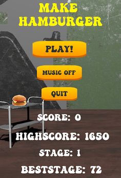 Make Hamburger : Memory Game - Screenshot 3