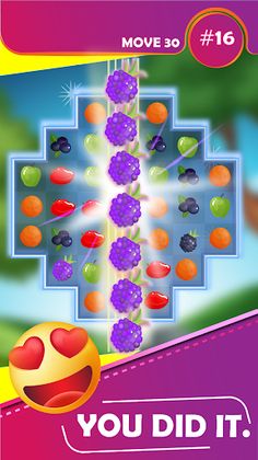 Happy Fruit Boom: Match 3 Game - Screenshot 1
